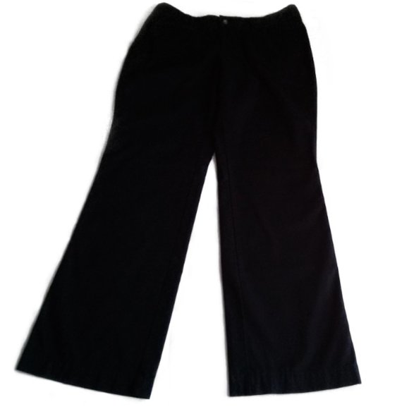 Women's Old Navy Bootcut Pants, Black, 8, fits Petite - Picture 1 of 16
